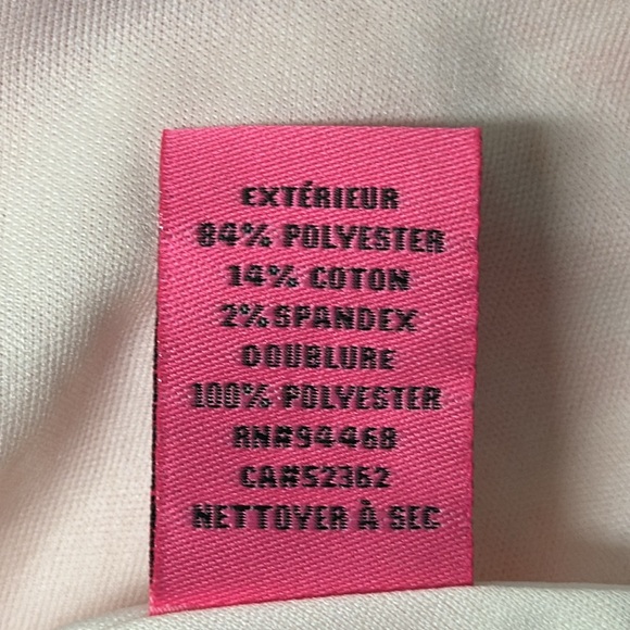 Betsey Johnson Orange and White Jacquard Dress Size 14 - Picture 10 of 10